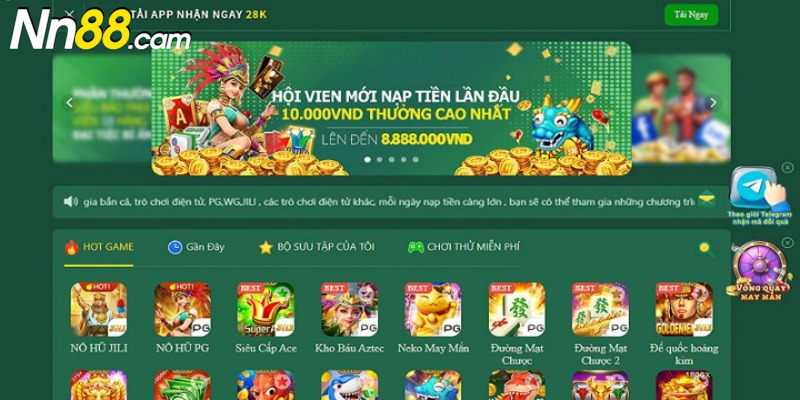 Kho game tuyệt vời NN88